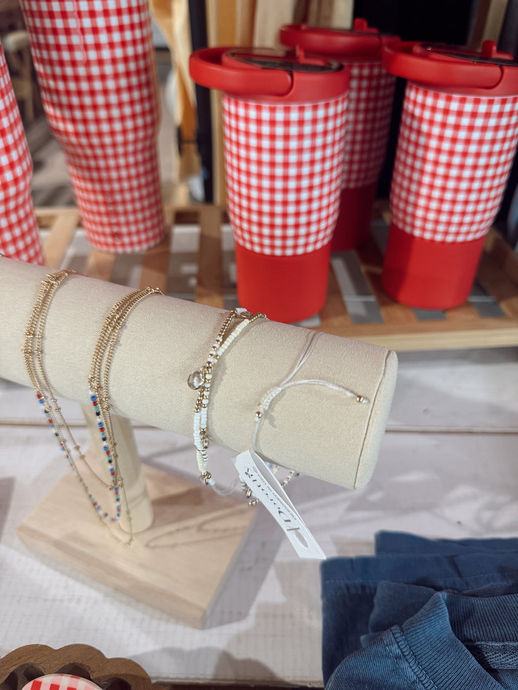 Gem Charms Adjustable Bracelet