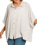 Oversized Striped Boxy Top