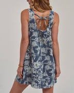 Scalloped Embroidery Dress