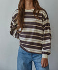 Multi Striped Long Sleeve Top