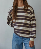 Multi Striped Long Sleeve Top