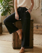 Relaxed Drawstring Knit Pants