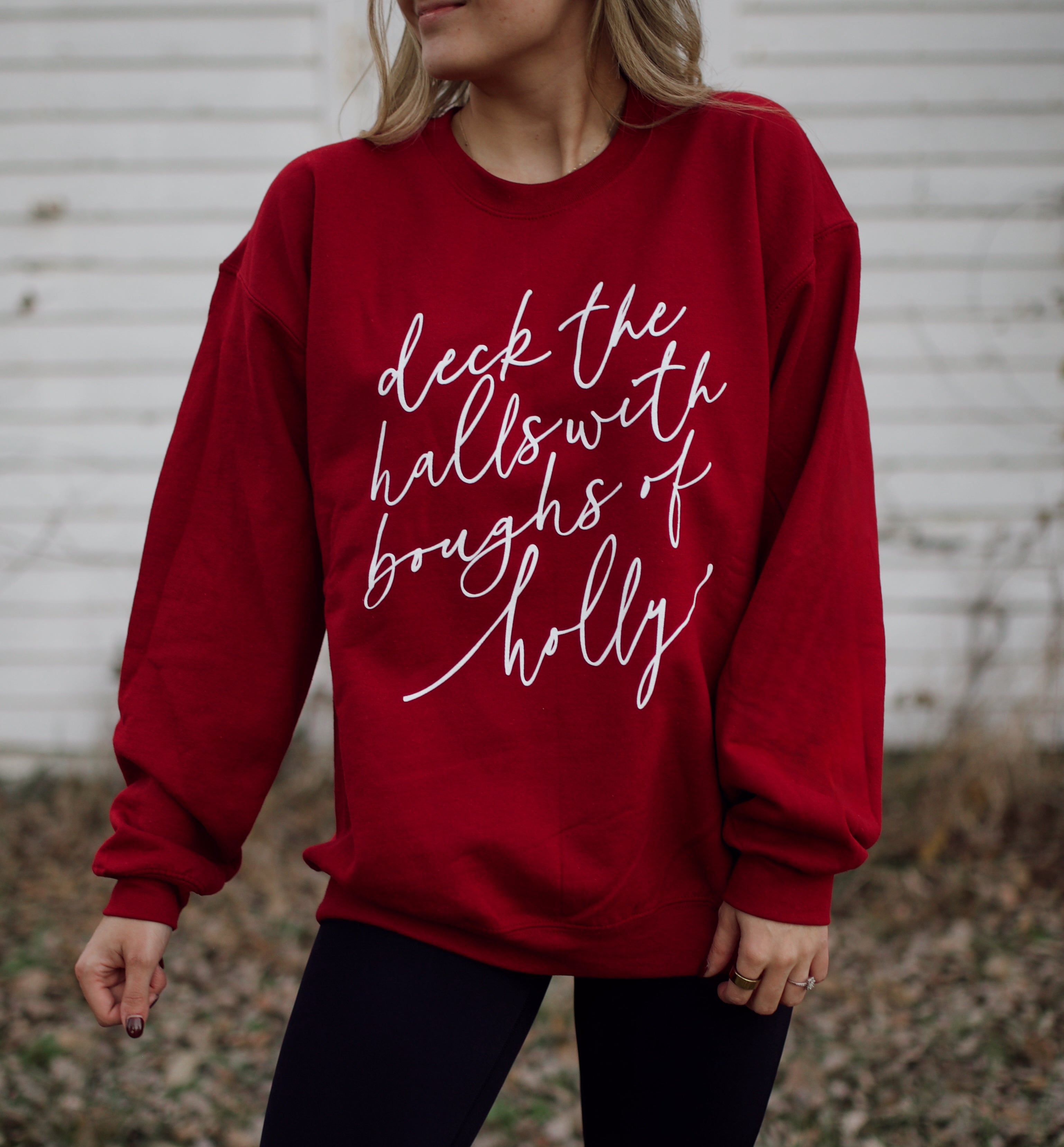 Deck The Halls Christmas Crewneck Sweatshirt