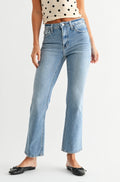 Slim Cropped Bootcut Jeans