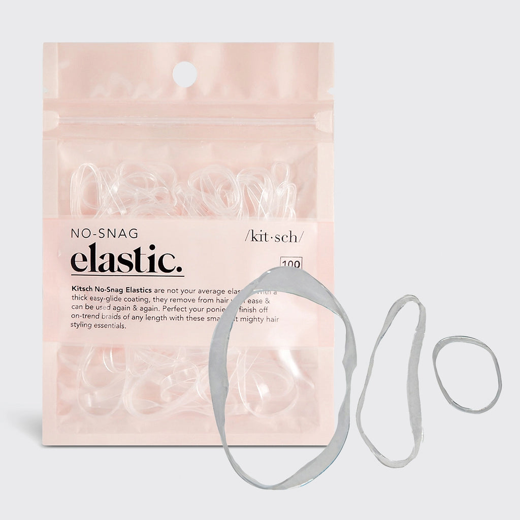 No-snag Elastic 100pc - Clear