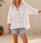 Girly Peplum Top