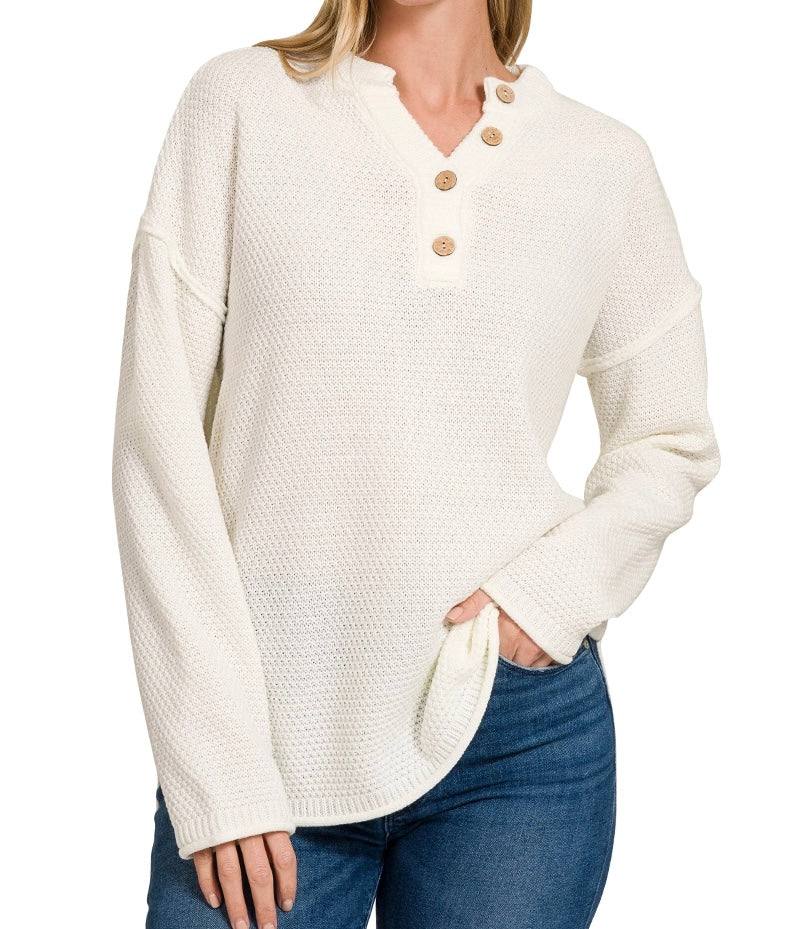 Ivory Henley Basic Sweater