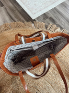 Woven Tiffany Tote Bag