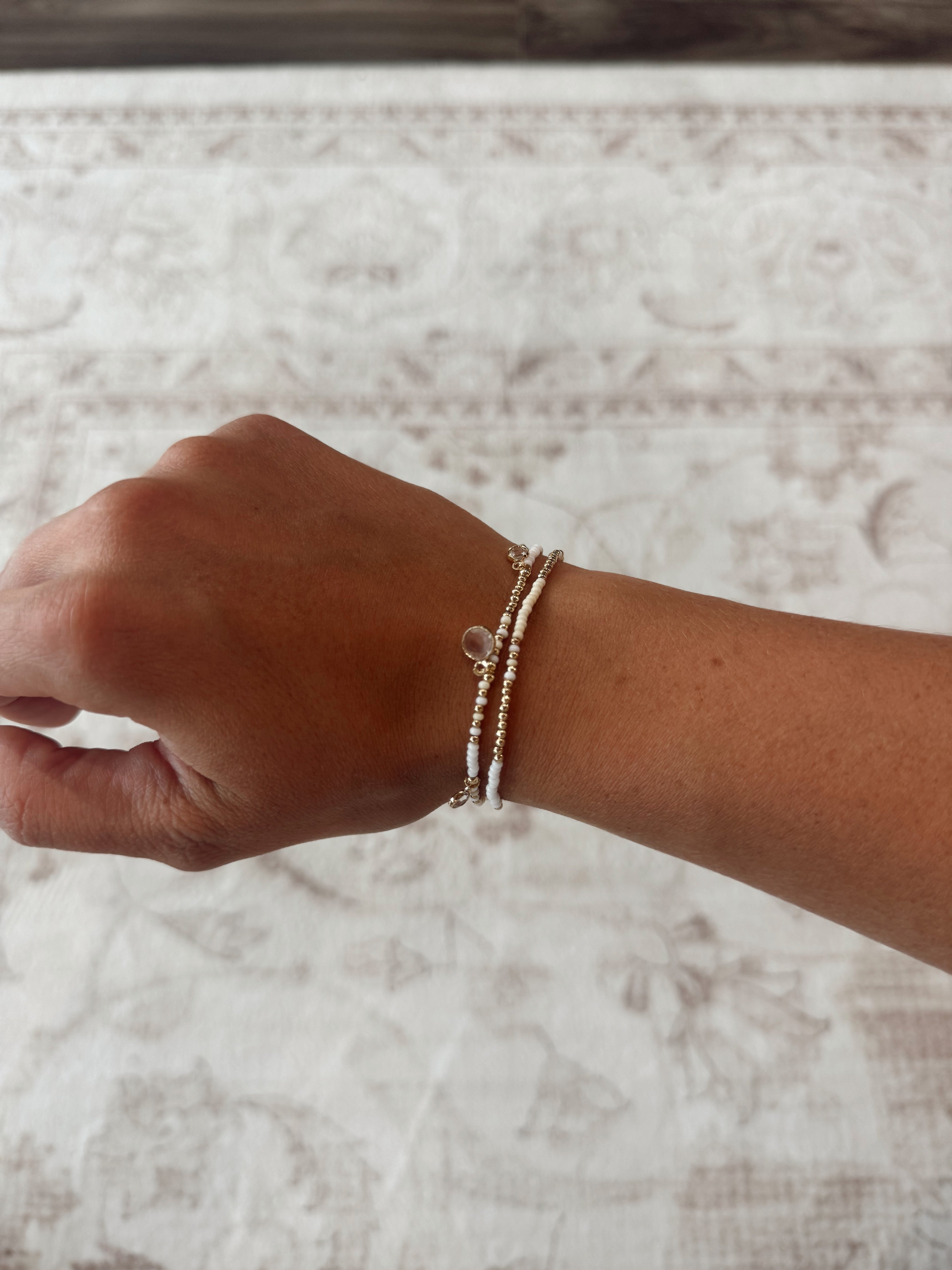 Gem Charms Adjustable Bracelet