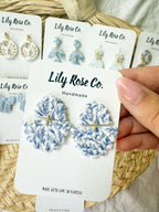 Floral Fan Earrings