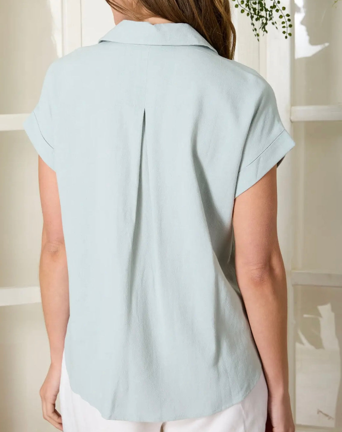 Collard Cuff Sleeve Top