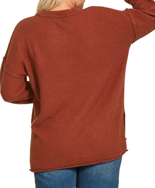 Plus Button Henley