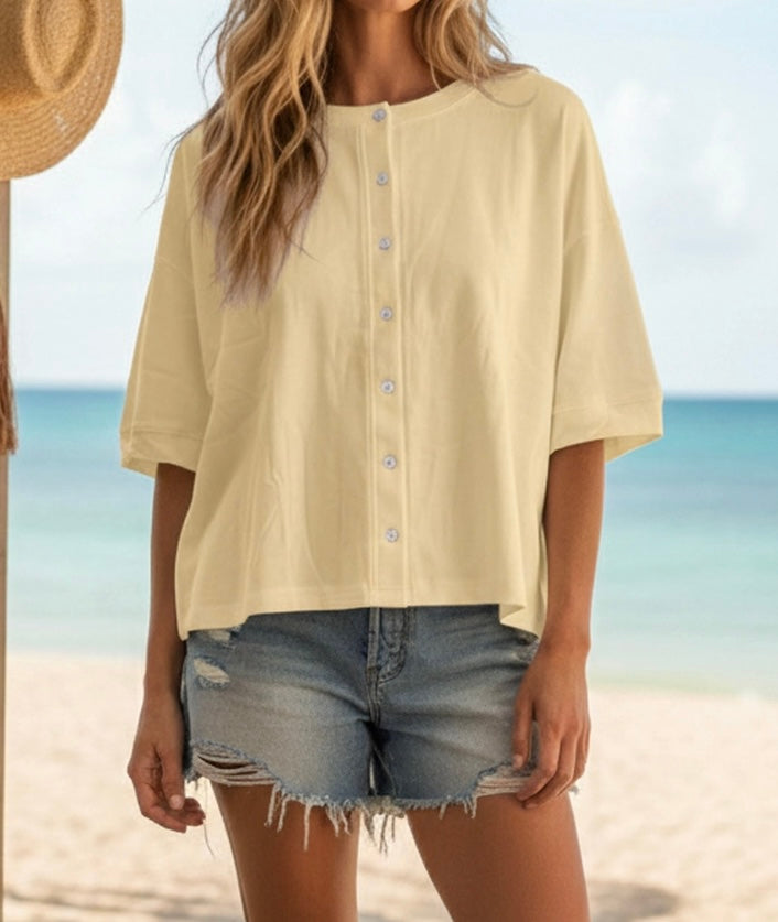 Butter Front Button Cardi
