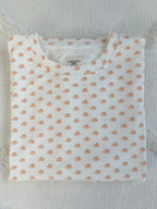 Short Sleeve Pumpkin Pajama Top