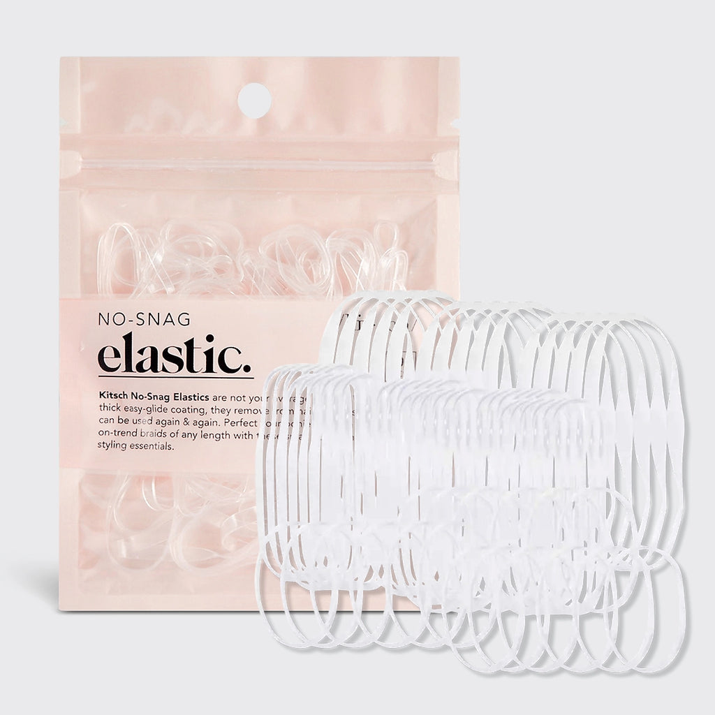 No-snag Elastic 100pc - Clear