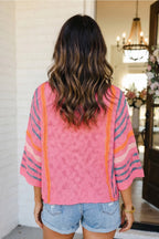 Vibrant Pink Quarter Sleeve