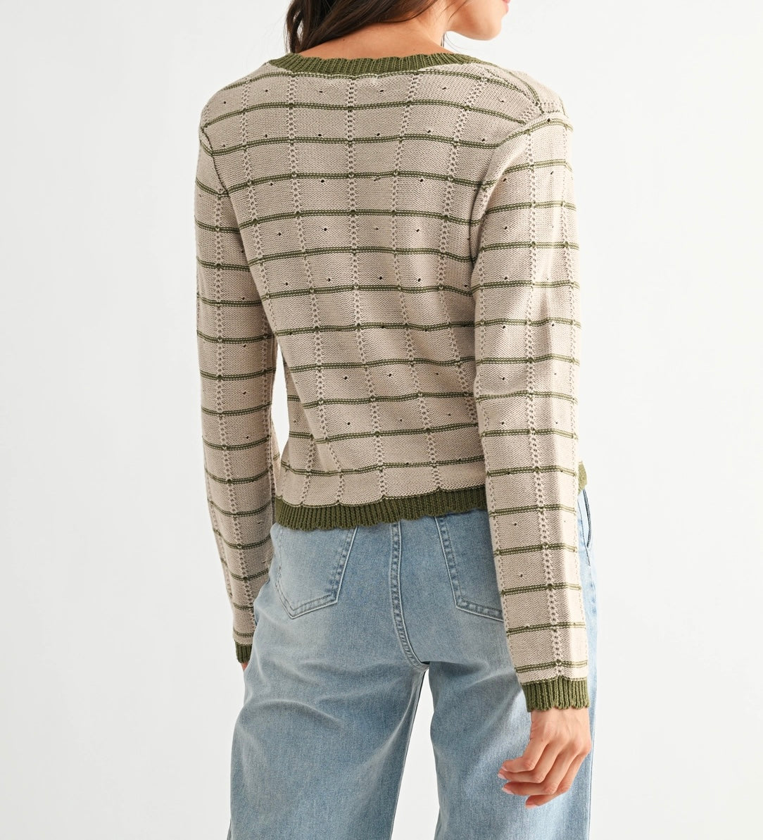 Golden Olive Cardigan