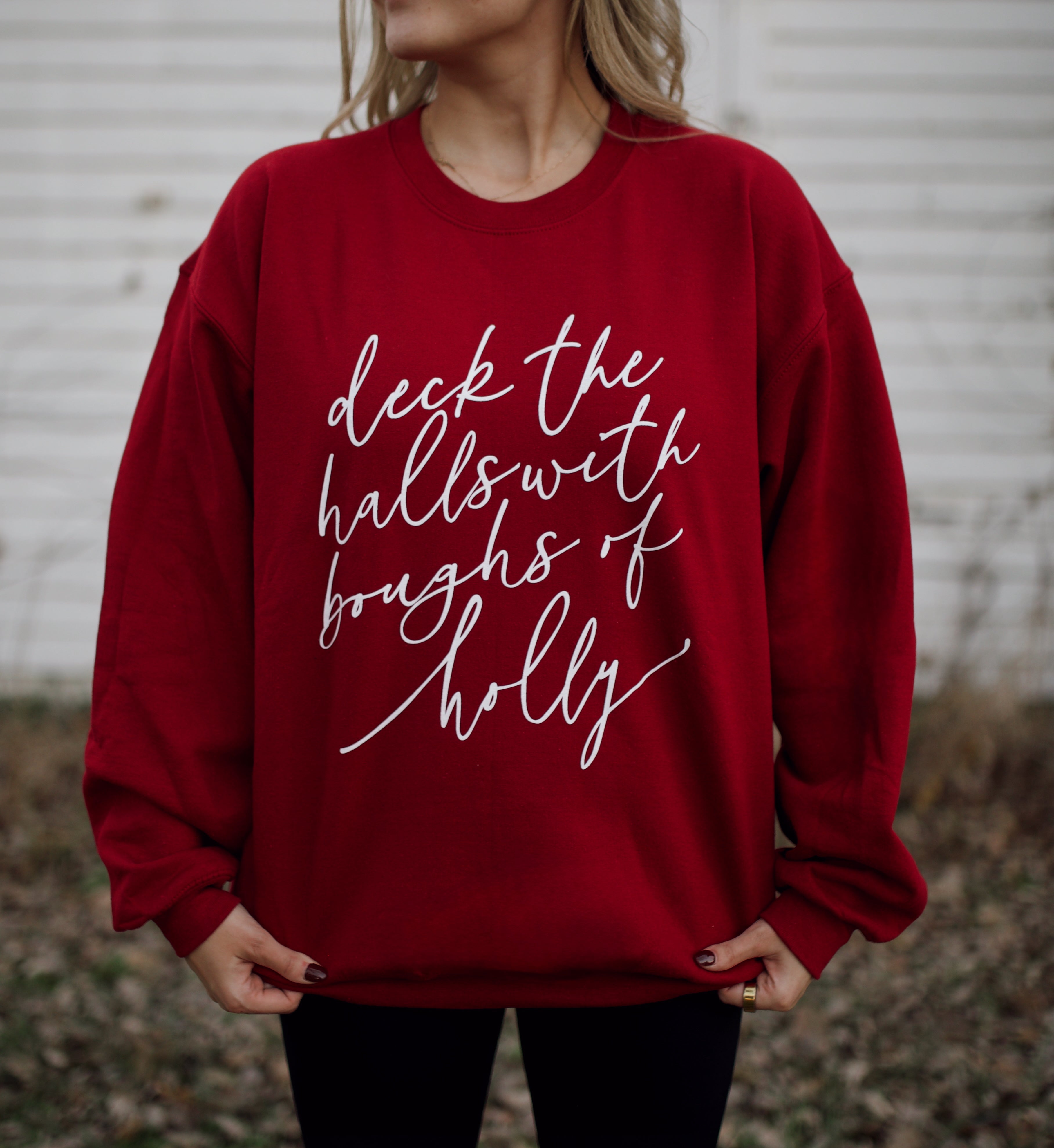 Deck The Halls Christmas Crewneck Sweatshirt