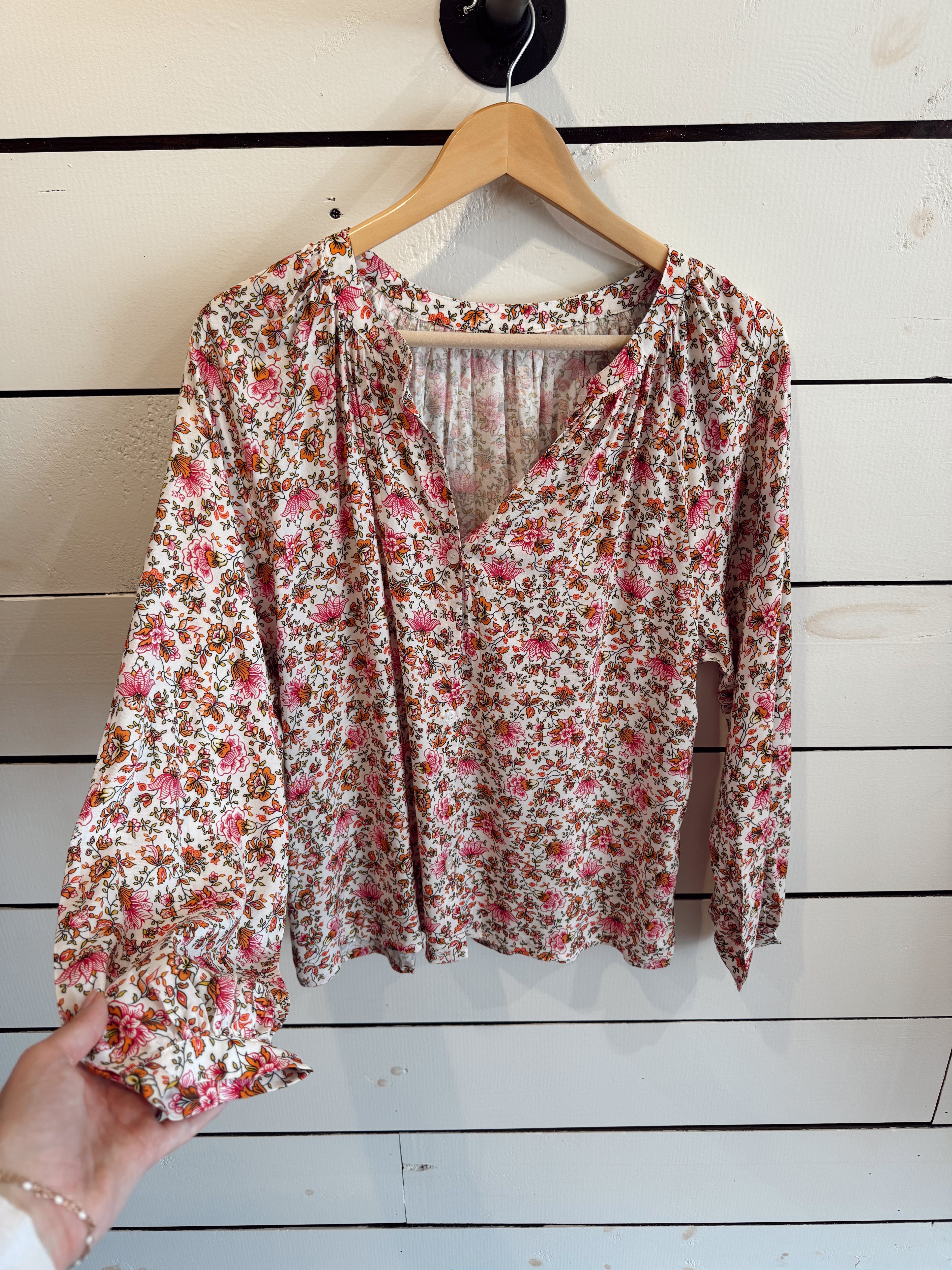 Sunday Morning Blooms Blouse
