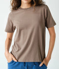 Classic Boxy Fit Tee - Stone Mocha