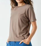 Classic Boxy Fit Tee - Stone Mocha