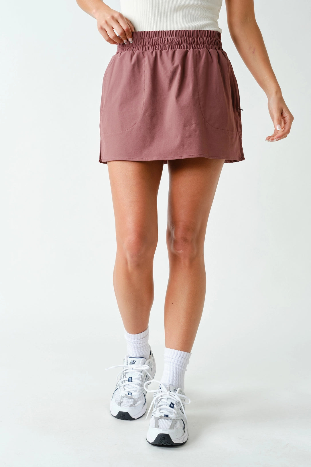 Sculpt A-Line Active Skort - Rosewood