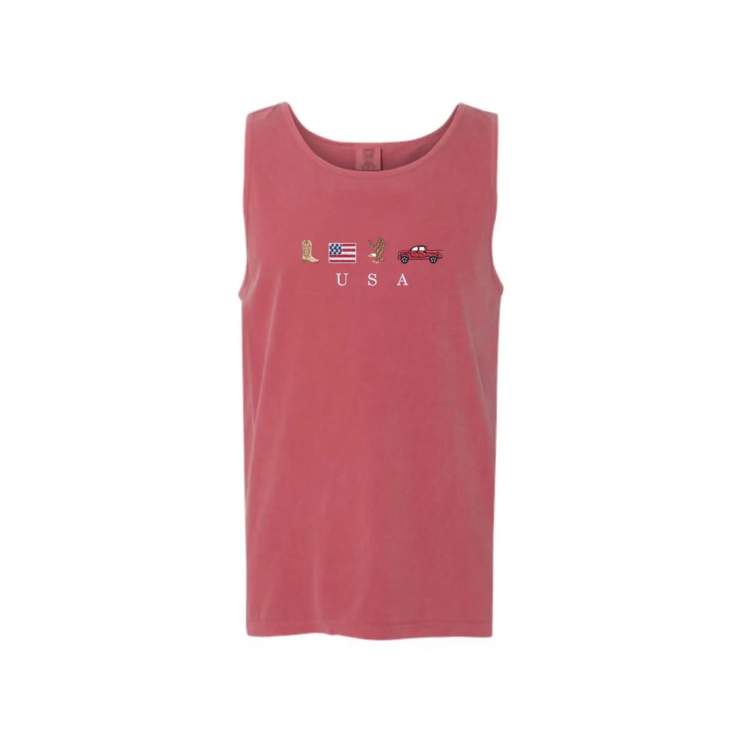 USA Embroidered Tank
