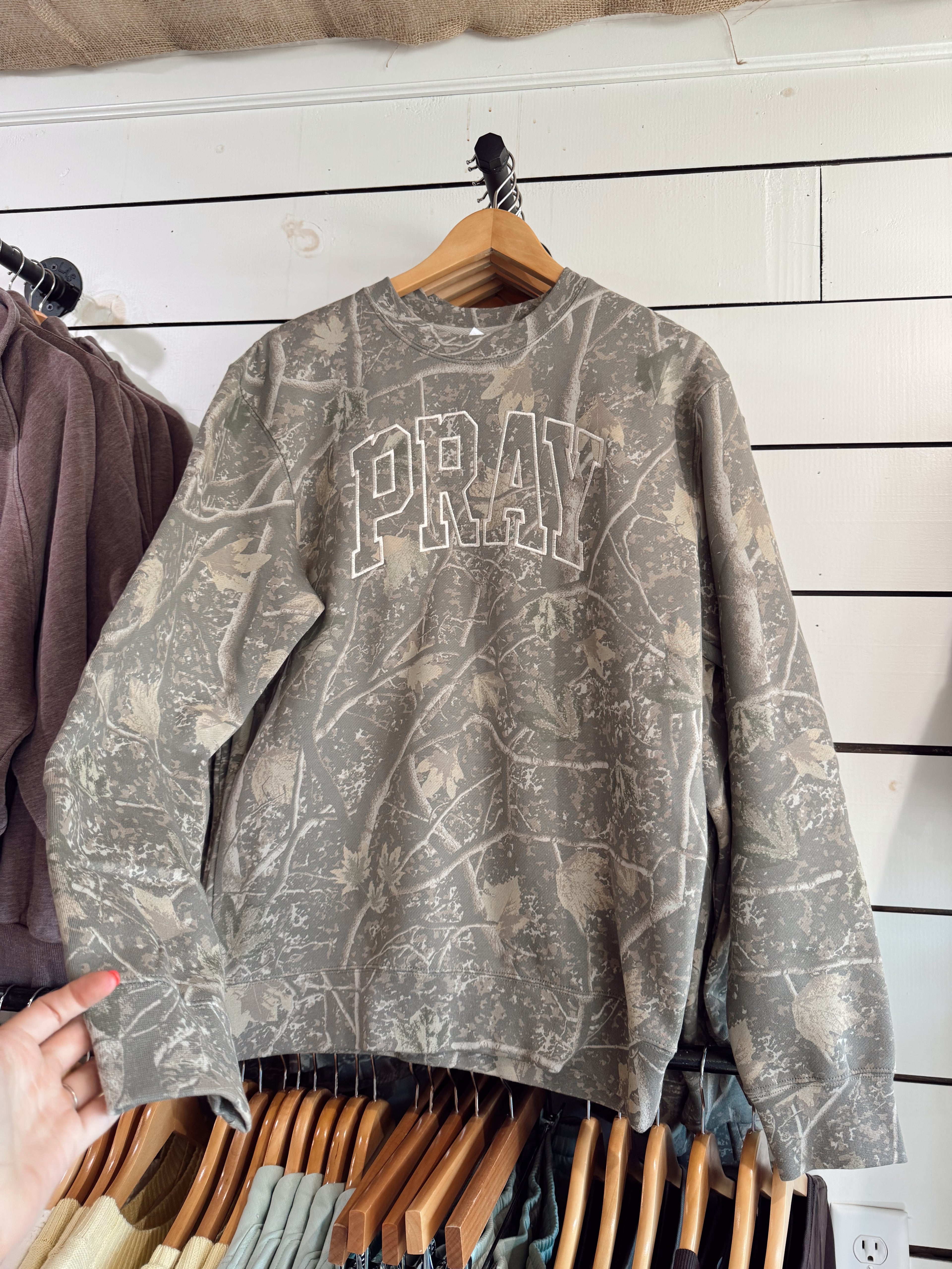 Pray Camo Sweatshirt