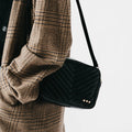 Coco Quilted Crossbody Bag - Black