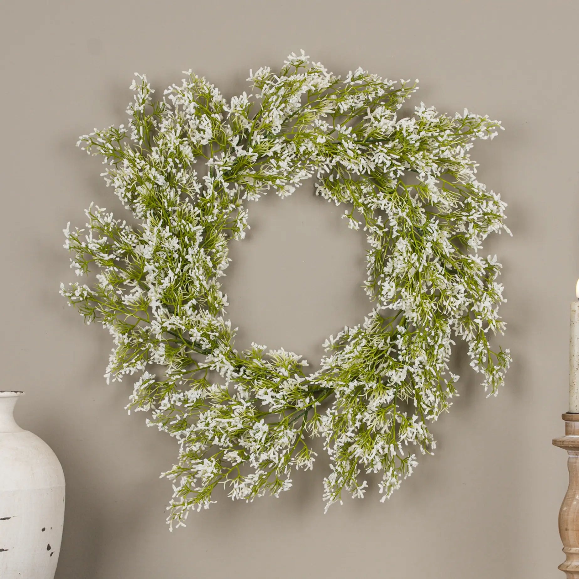 20” White Mountain Wreath