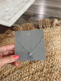 Oval Gem Pendent Necklace