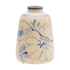 Antique Floral Taper Bud Vase