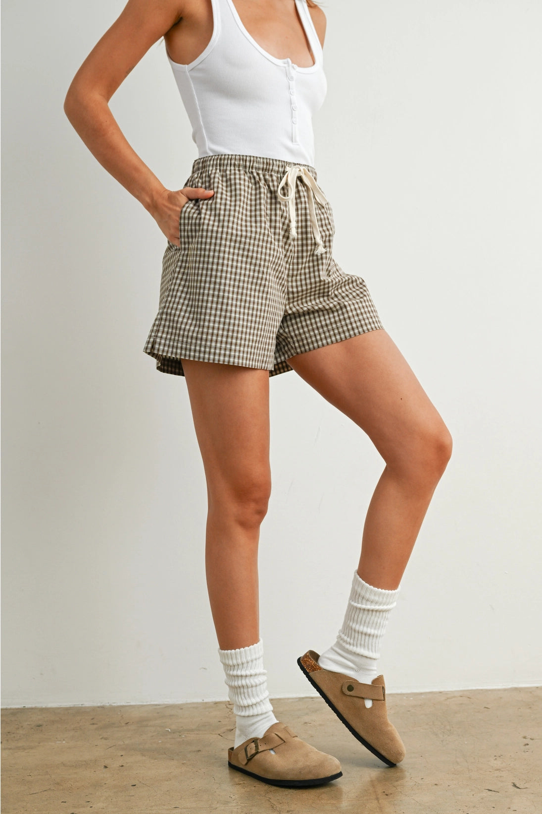 Autumn Days High Waisted Shorts