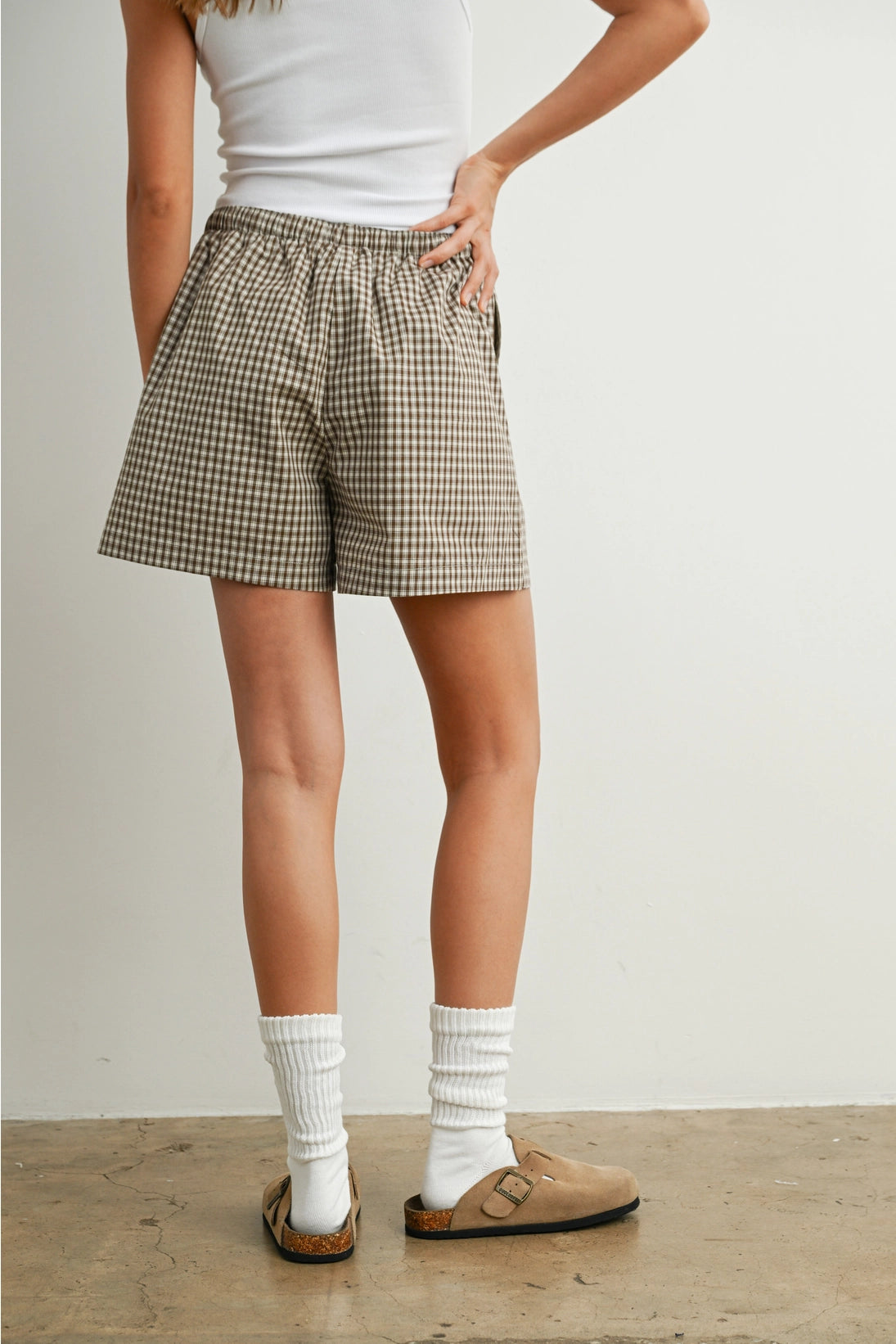Autumn Days High Waisted Shorts