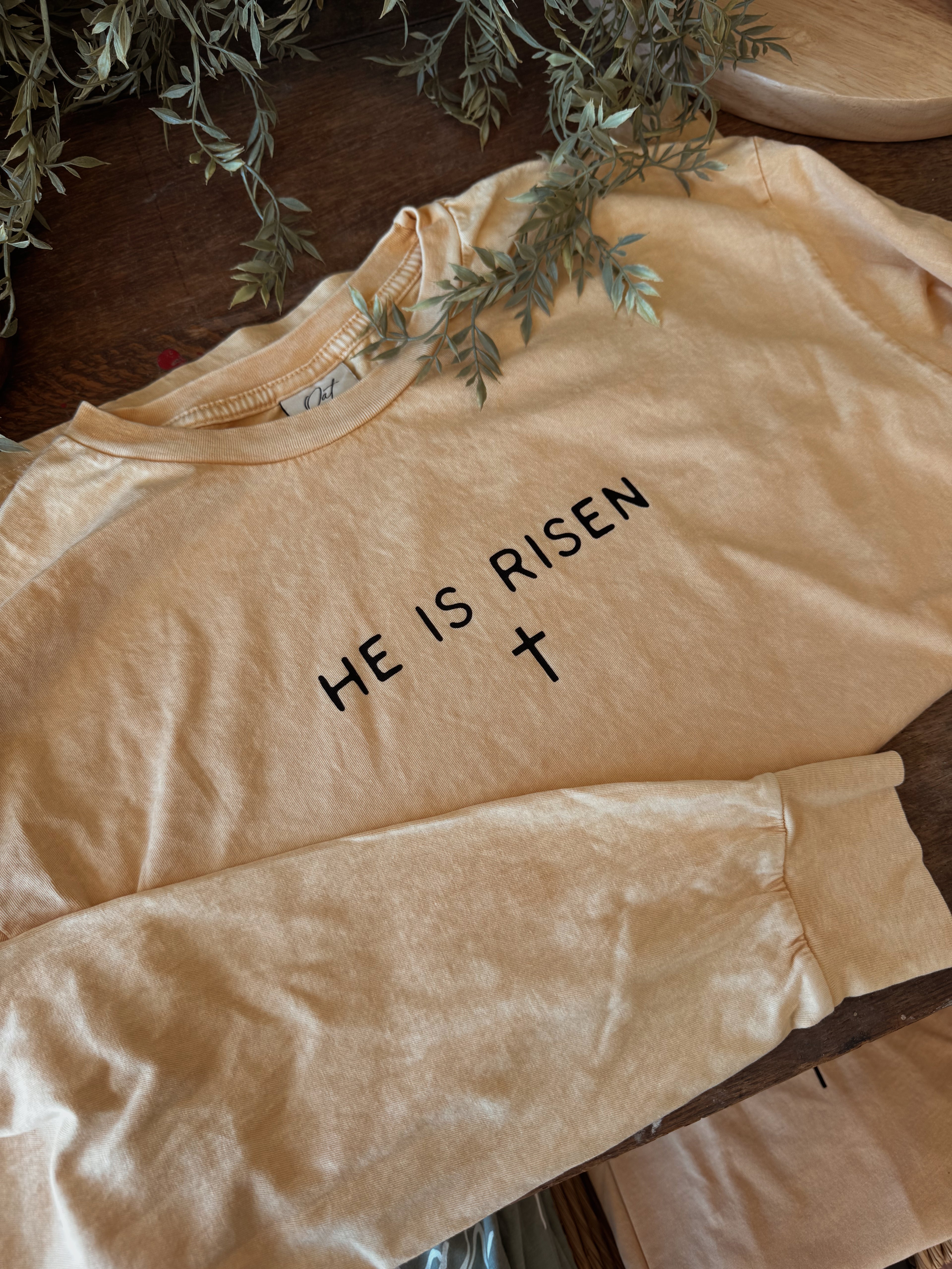 He Is Risen Graphic Long Sleeve